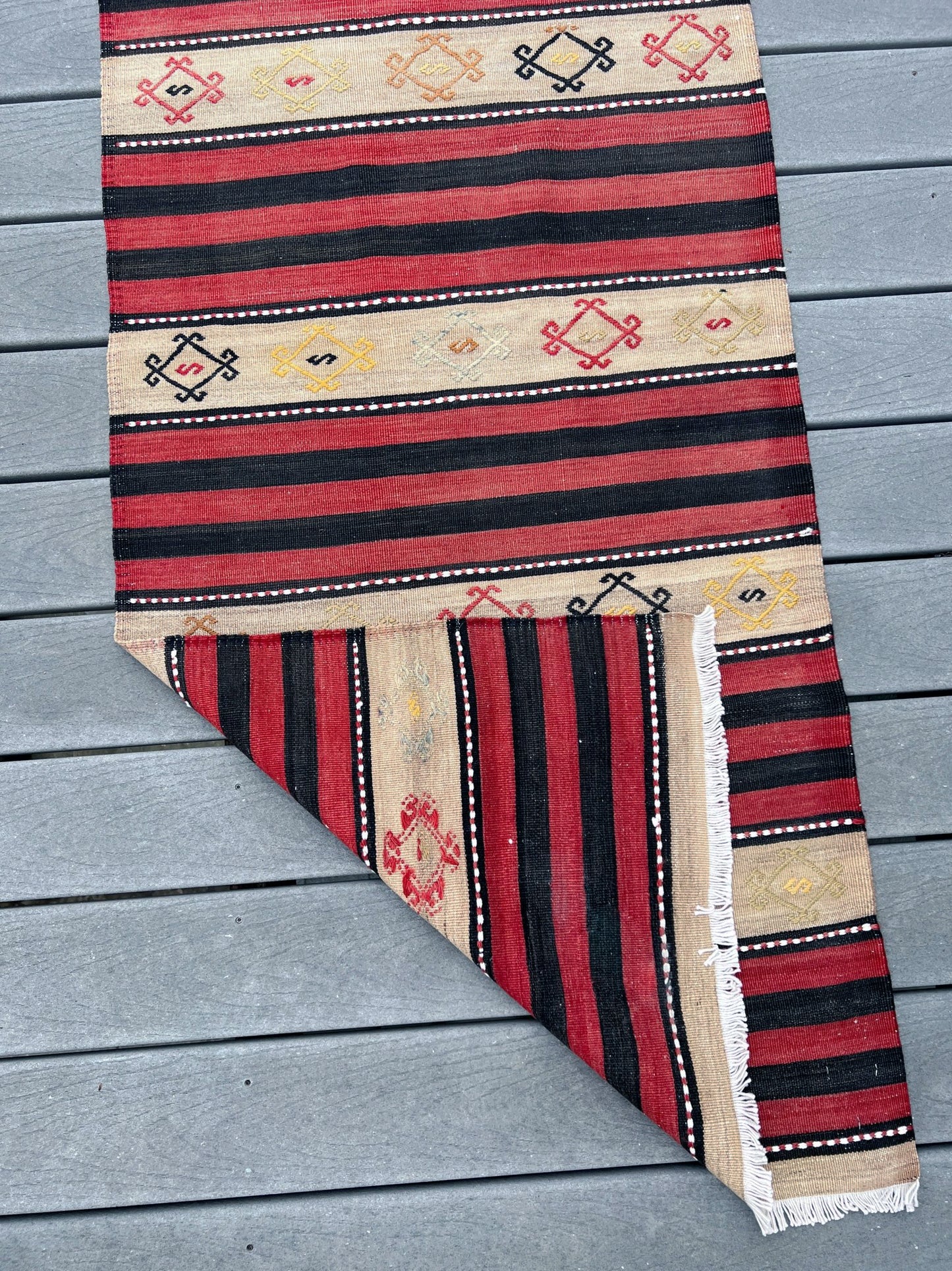 3x12 Turkish Vintage kilim runner rug shop san francisco bay area. Oriental rug store los altos, palo alto. Buy rug online