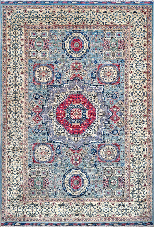 mamluk handmade area rug. Luxury rug for living room. Exquisite rug shop palo alto. Oriental rug shop san francisco bay area.