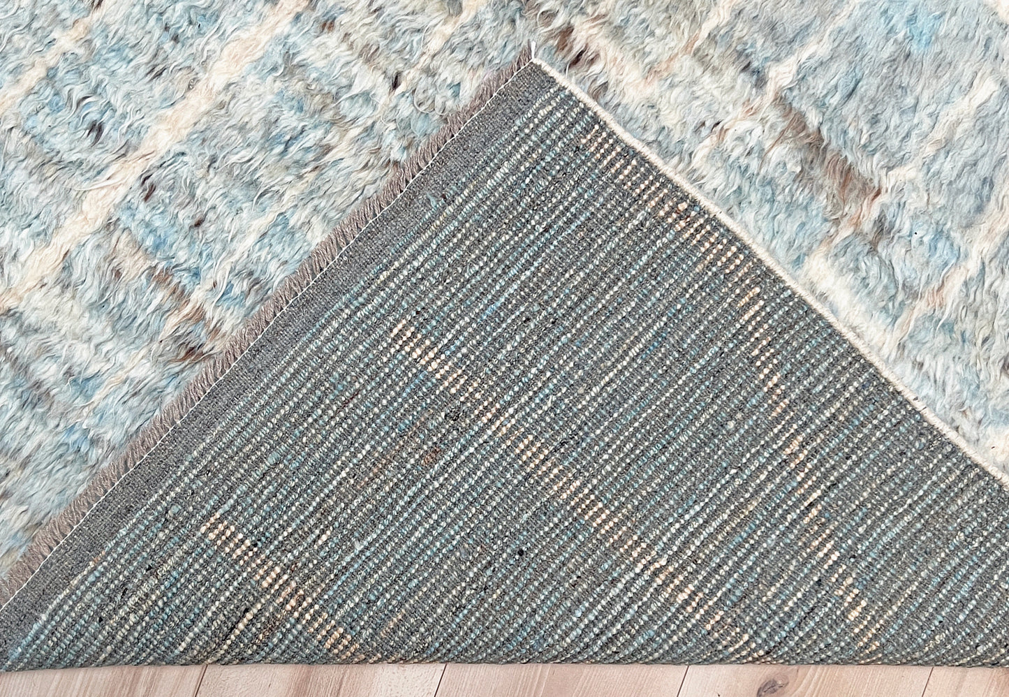 Moroccan Shag minimalist rug wool handmade 10x14 large area rug. Rug shop San Francisco Bay Area. Buy rug online.