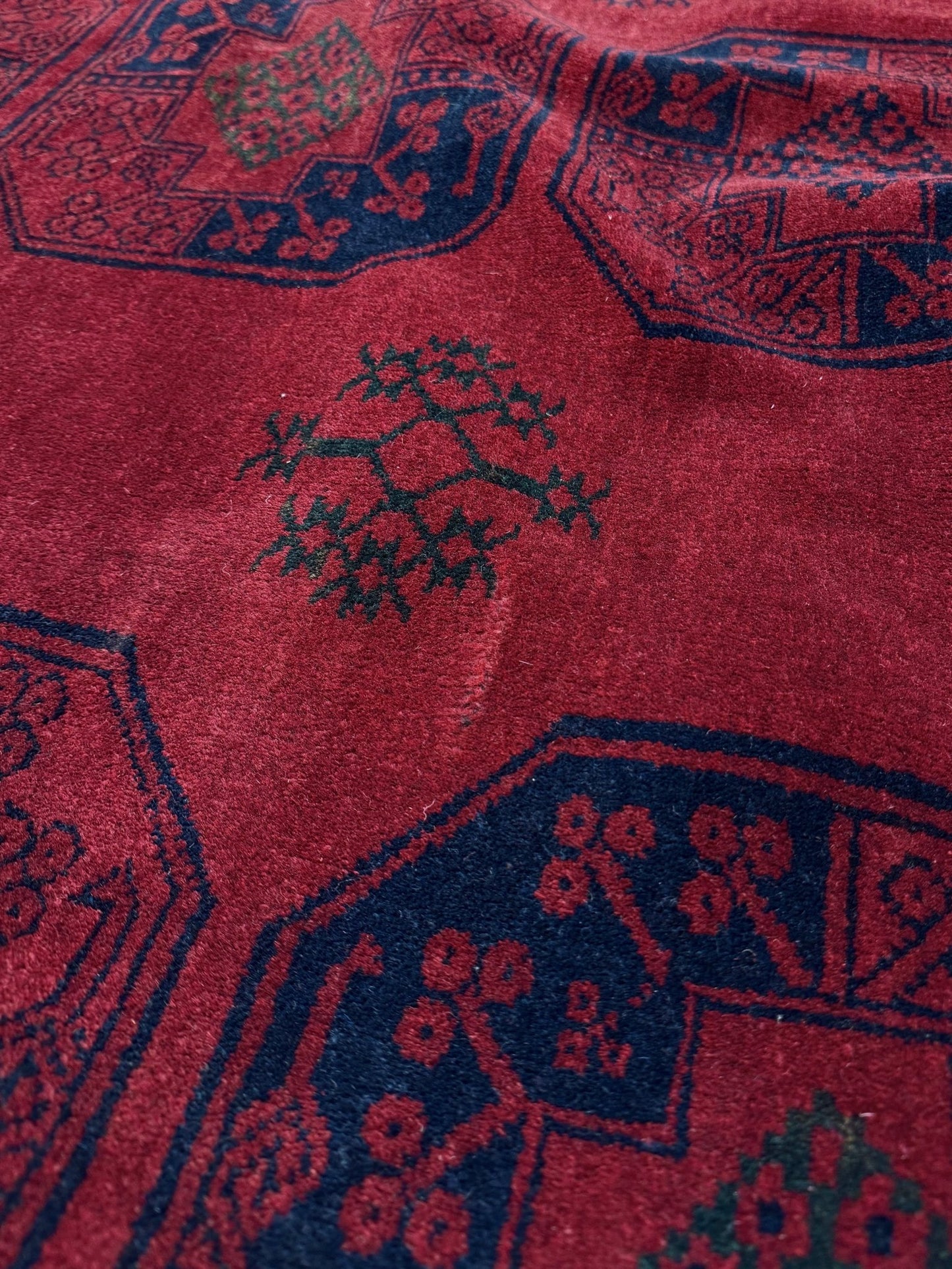 Ersari elephant foot turkmen vintage rug. Oriental rug shop san francisco bay area. 7x9 burgundy rug. Buy handmade rug online