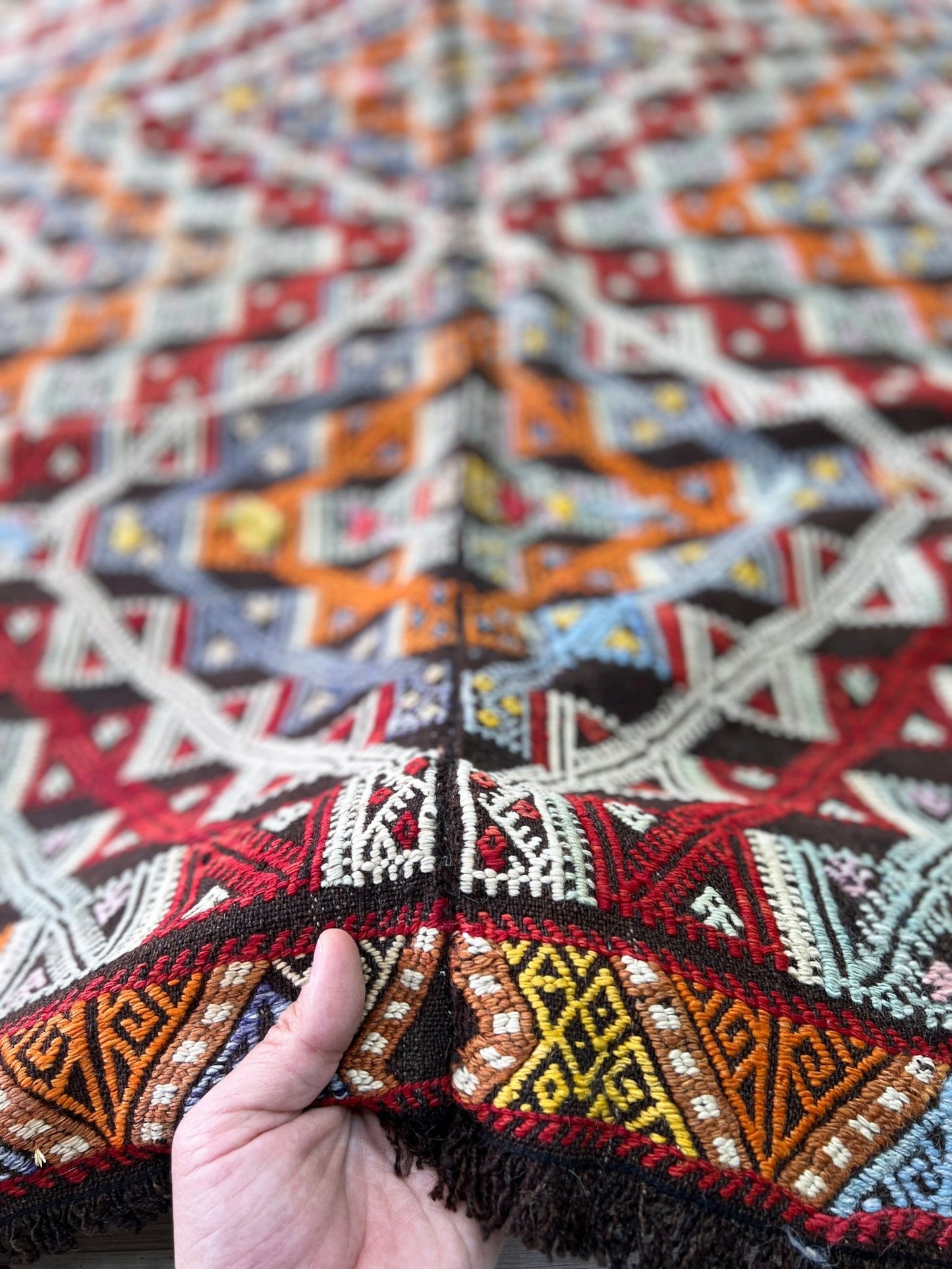 handmade turkish kilim rug shop san francisco bay area. Warm color, vibrant color turkish rug shop berkeley oriental rug shopping online Californiz