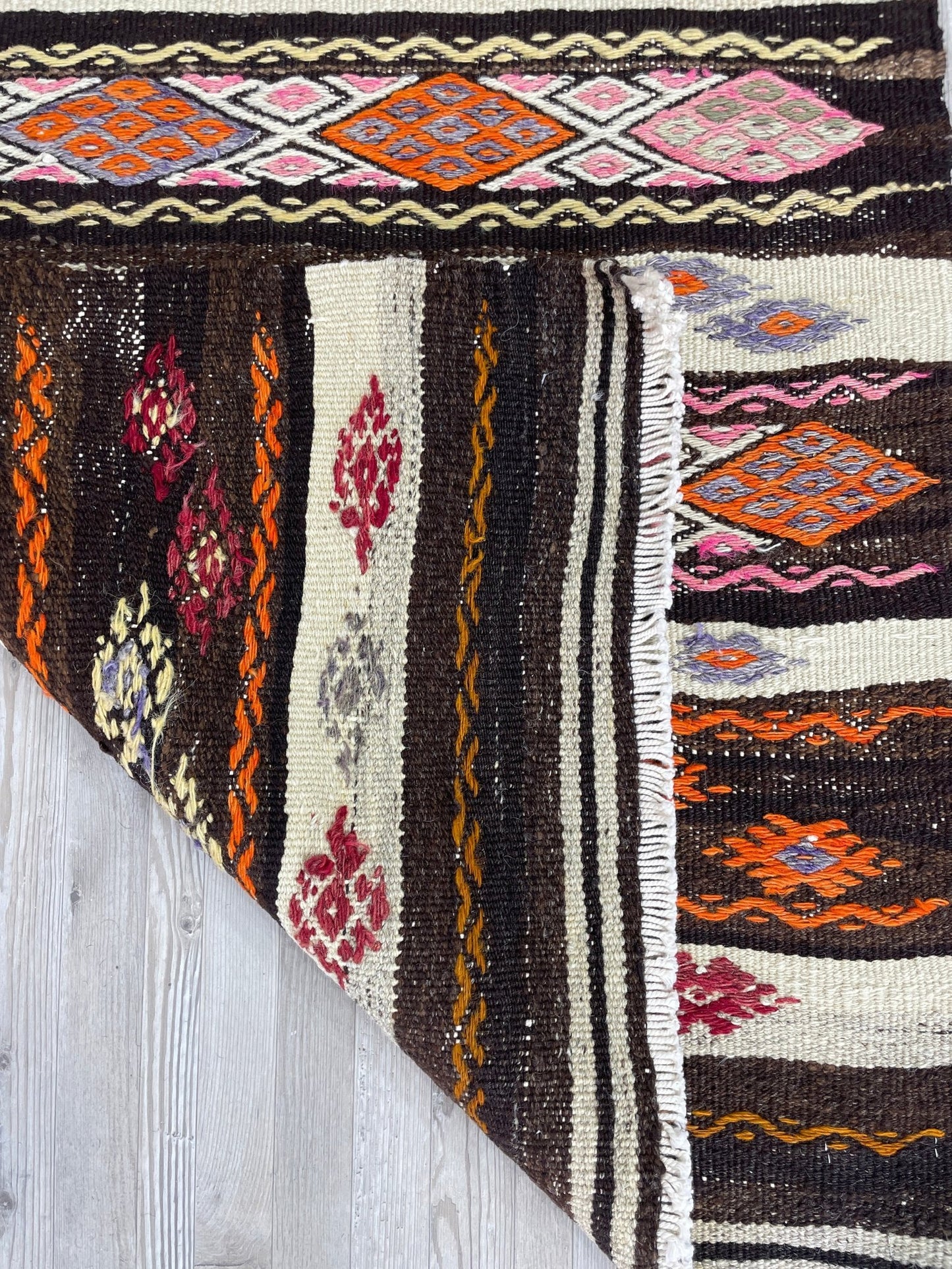 vintage turkish mini rug kars cicim kilim buy rug