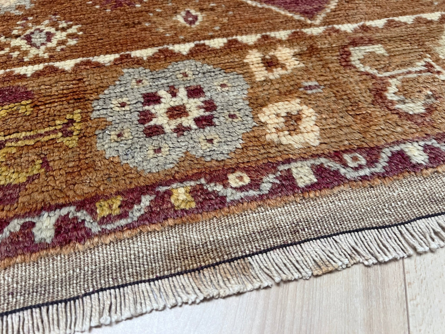 Maden vintage small turkish rug shop san francisco bay area. 3x5 handmade scatter accent wool rug. Buy handmade rug online free shipping