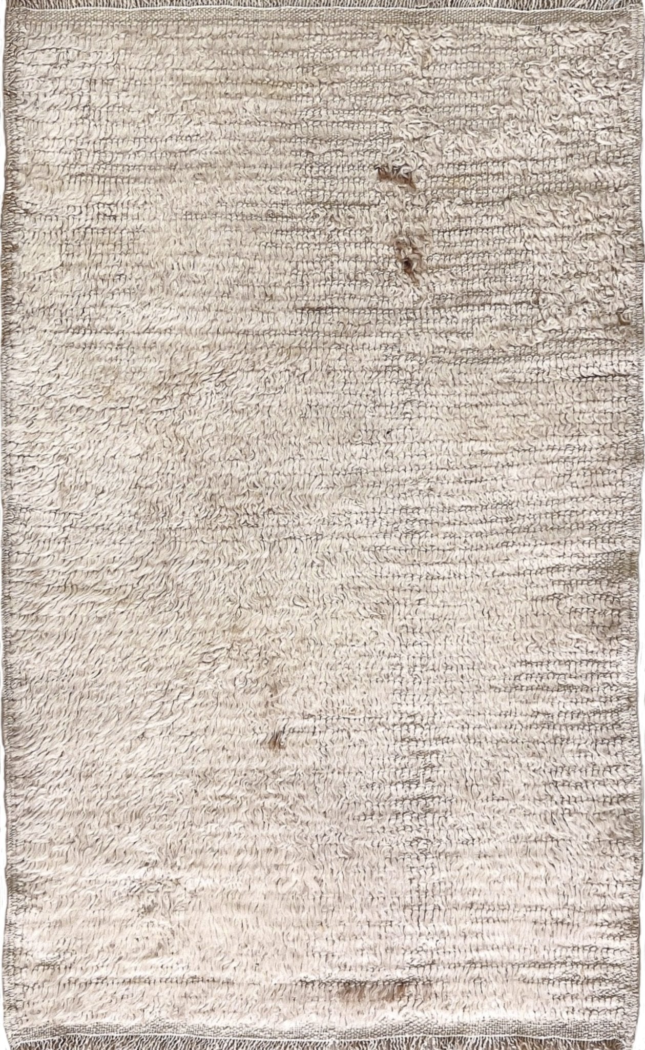 2x3 neutral handmade small wool rug for bathroom bedroom kitchen under the desk. Turkish rug shop san francisco bay area. Free shipping.
