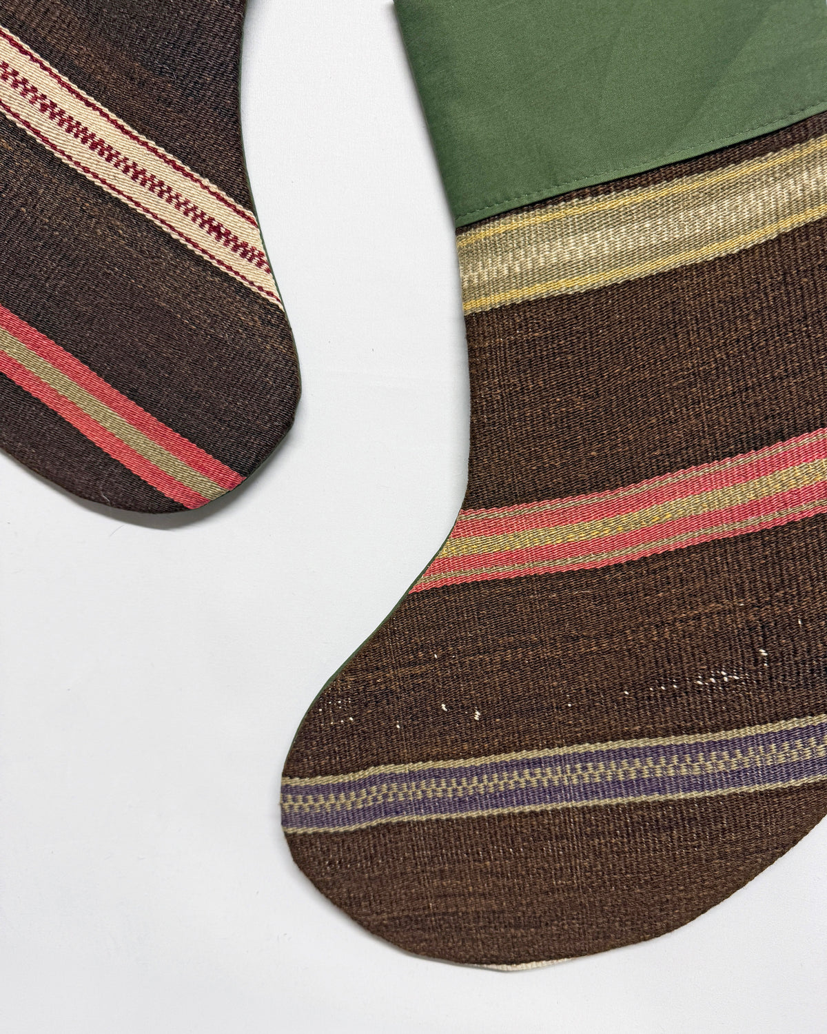 Christmas Stockings • A Second Life for Vintage Turkish Kilims (Set of 2)