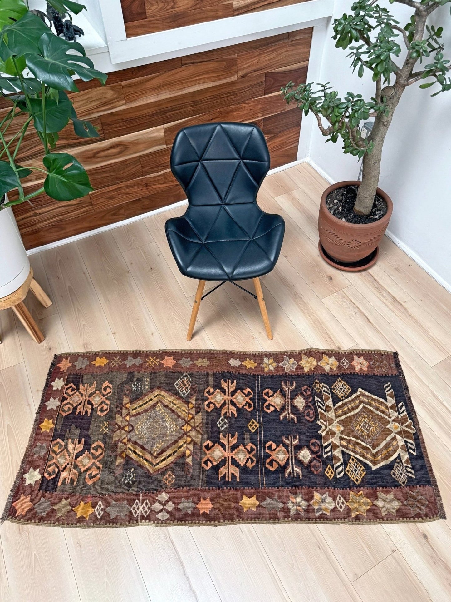 Kars Kurdish Neutral Kilim • Vintage Handmade Flatweave Rug (2'3"x5')