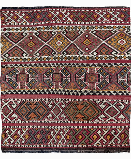 3x3 square handmade wool turkish vintage rug bathmat doormat entry rug shopping san francisco bay area. Handmade rug shopping free shipping.