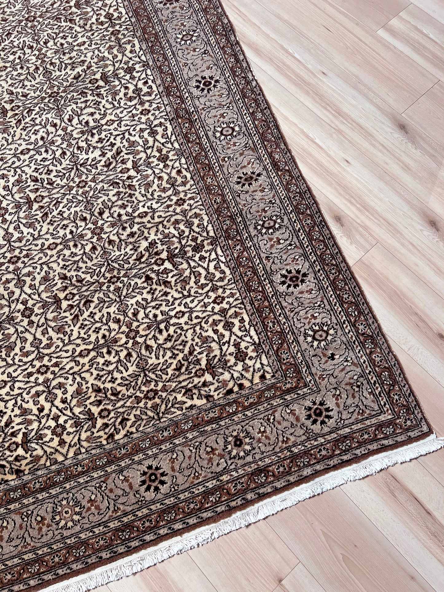 Neutral Floral Kayseri • Handmade Turkish Rug (7'10"x11'9")