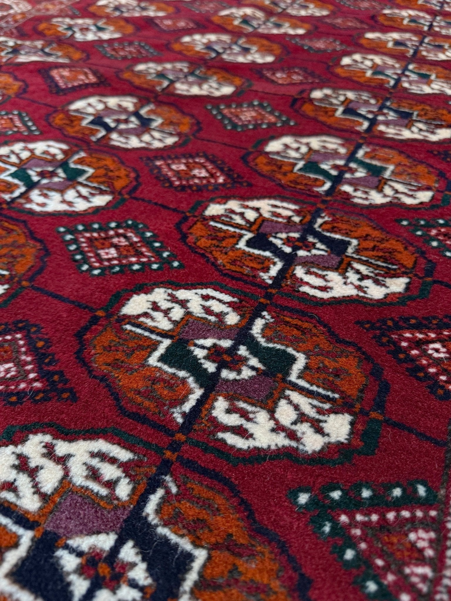 4x6 red purple bukhara handmade vintage turkmen scatter accent rug shop san mateo sf bay area. Rug for living room bedroom nursery study. Best handmade rug shop. Buy rug online free shipping.