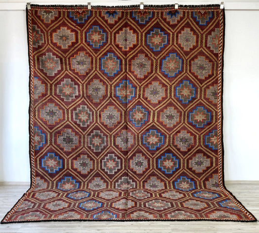 7x10 konya mut cicim turkish kilim rug melek rugs san francisco