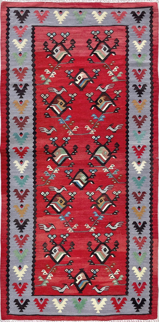 3x5 small handmade wool balkan pirot turkish kilim rug shop san francisco bay area. Buy kilim rug online free shipping