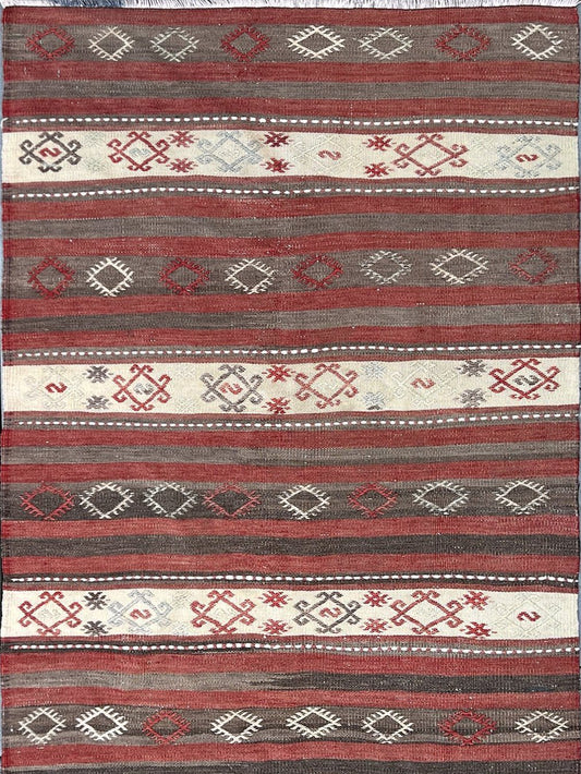 Sivas Kilim • Vintage Turkish Runner Rug (2'9"x6')