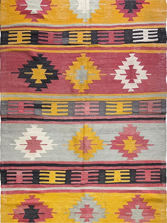 4x9 Navajo style Vintage Turkish Runner. Anatolian wool Rug. Oriental rug shop Berkeley Palo Alto Los Atos. Vintage rug shop san francisco bay area palo alto. Online rug shopp,ng free shipping to USA Canada toronto California. 