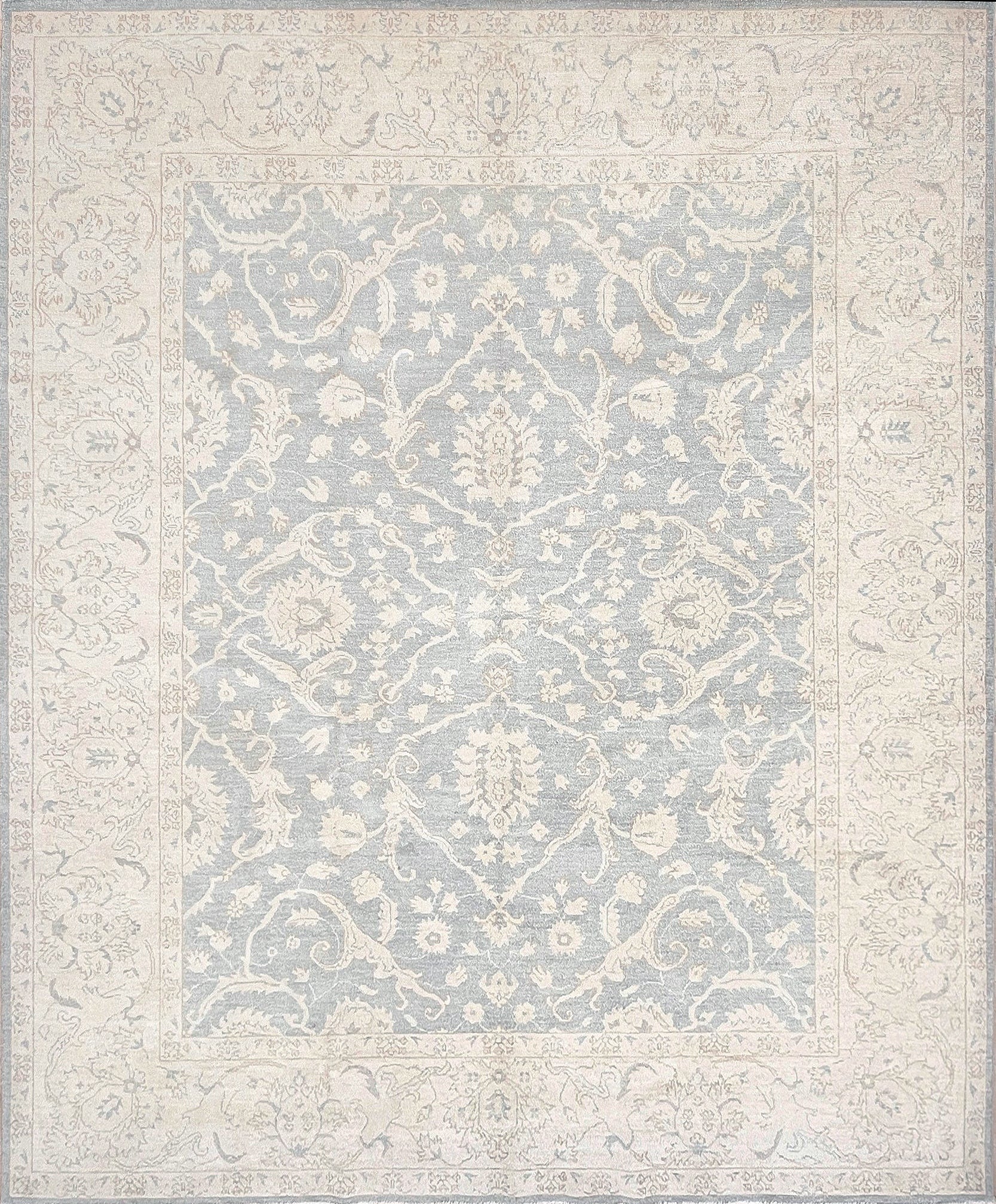 Oushak 8x10 muted transitional handmade wool turkish rug shop san francisco bay area. Buy exquisite quality rug online Free shipping USA Canada.