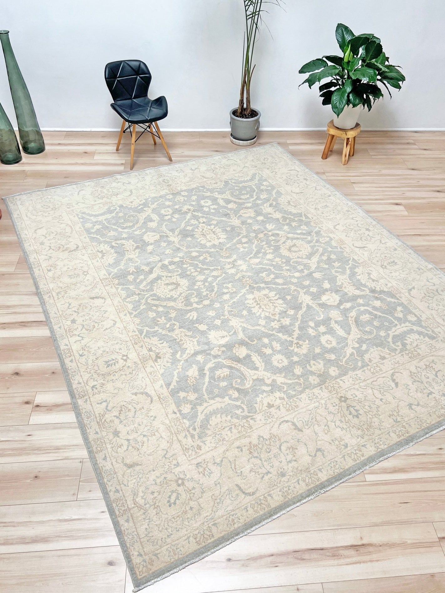 Oushak 8x10 muted transitional handmade wool turkish rug shop san francisco bay area. Buy exquisite quality rug online Free shipping USA Canada.