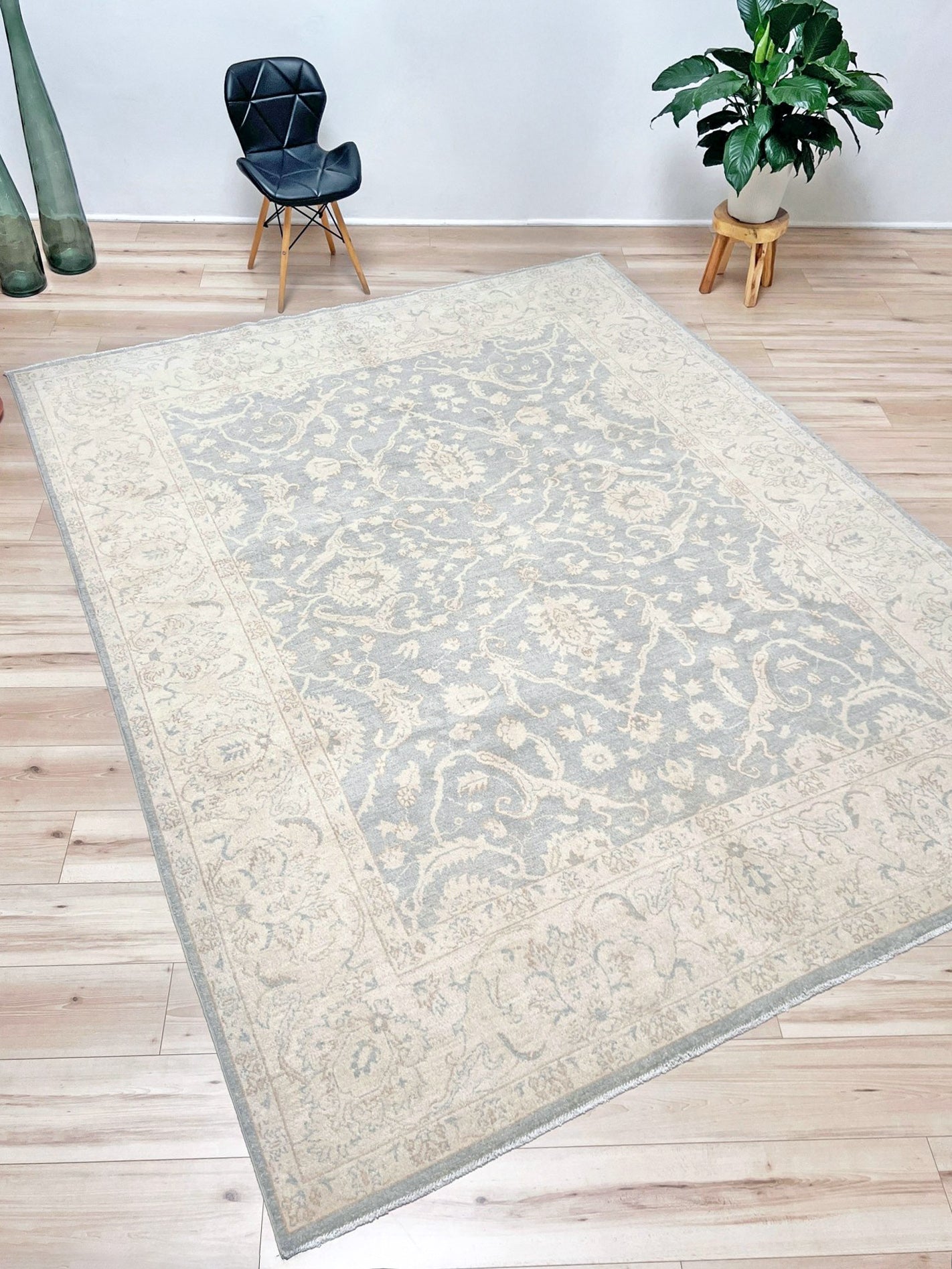 Oushak 8x10 muted transitional handmade wool turkish rug shop san francisco bay area. Buy exquisite quality rug online Free shipping USA Canada.