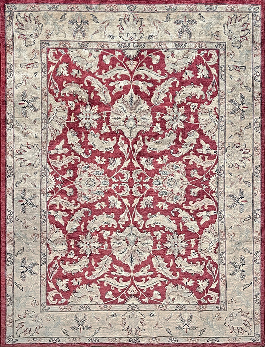 floral Large 8x10 wool handmade rug for living room, bedroom, office, dining. Oriental rug store san francisco bay area