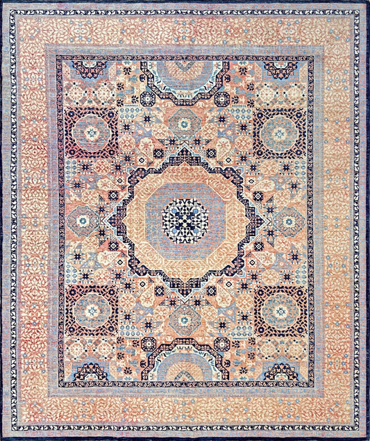 8x10 large handmade mamluk rug. Oriental rug shop san francisco bay area. Buy wool carpet online free shipping USA Canada.