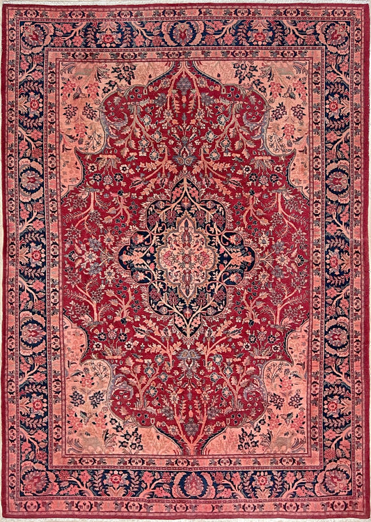 Red overdyed vintage distressed turkish rug shop san francisco bay area. Handmade wool traditional 7x10 area rug