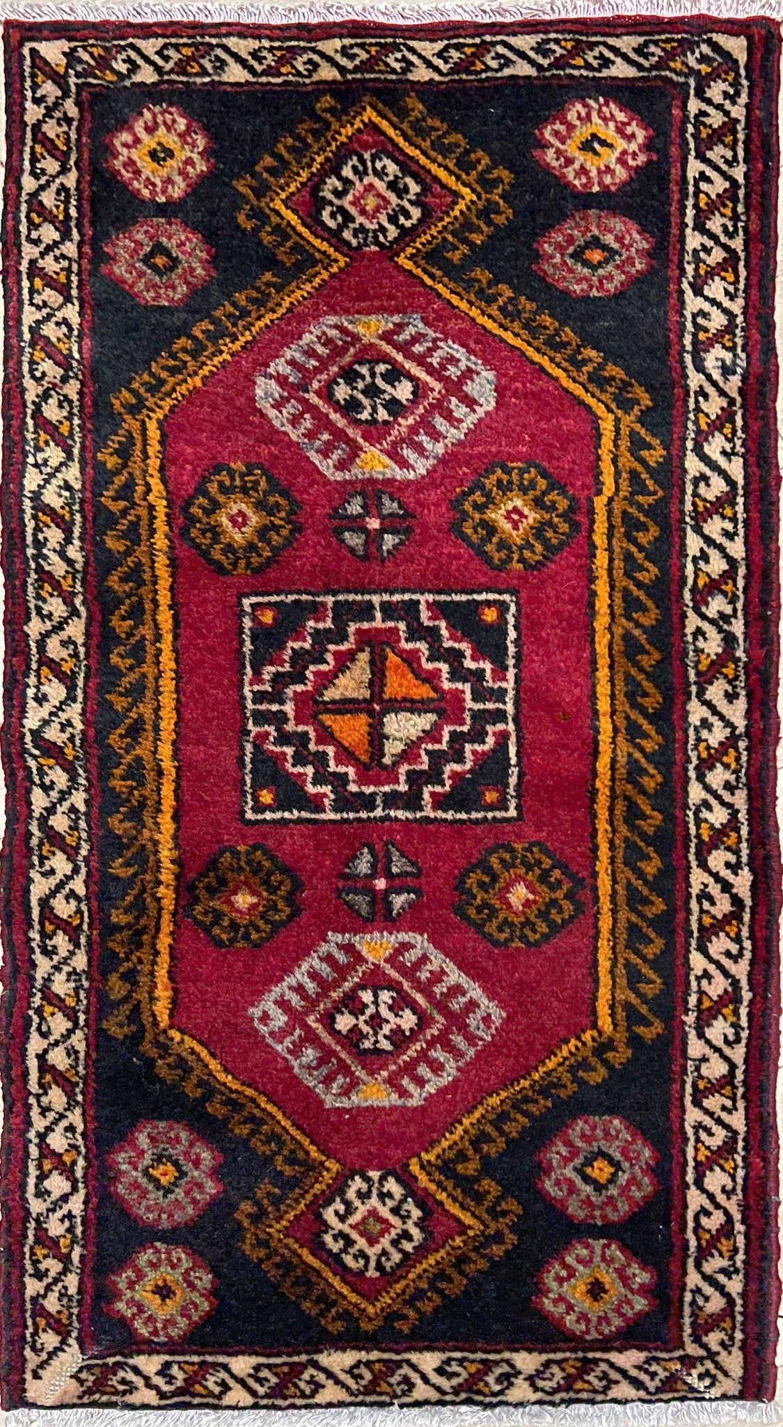 HANDMADE SMALL WOOL RUG FOR kitchen UNDER THE DESK BATHROOM. 2x3 Turkish mini rug free shipping