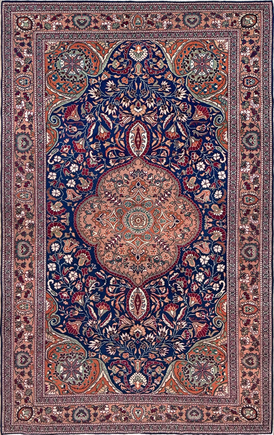 Kayseri • Handmade Floral Turkish Rug (4'8"x7'5")