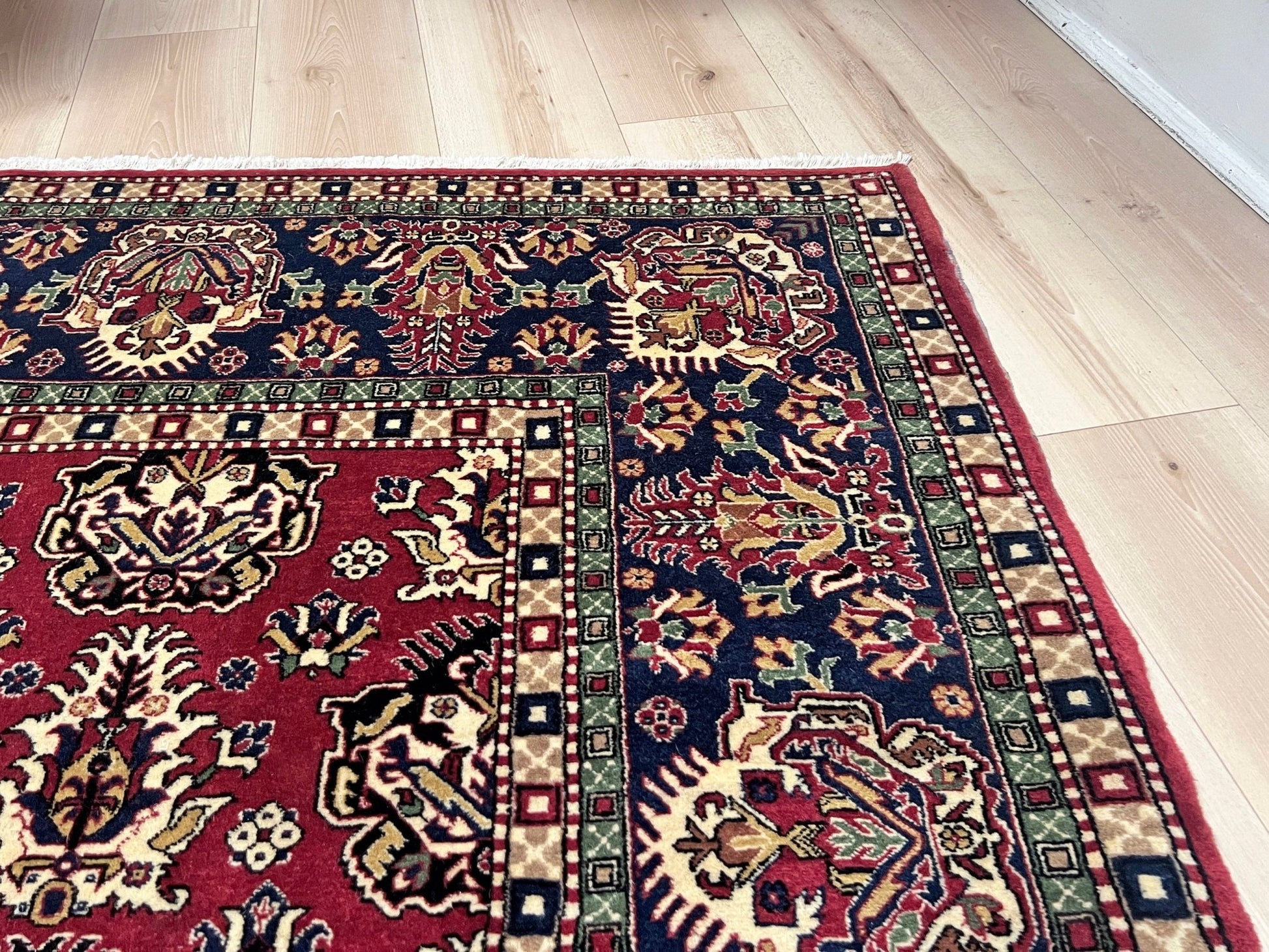 8x11 ft Hereke vintage Turkish luxury rug with crown-like floral motifs, perfect for living rooms, bedrooms, or dining spaces. This elegant handmade wool-on-cotton carpet is in pristine condition with authentic 'HEREKE' marking. From the best luxury handmade rug shop in the San Francisco Bay Area, offering free shipping. Add this timeless piece to your home for unmatched sophistication and style.