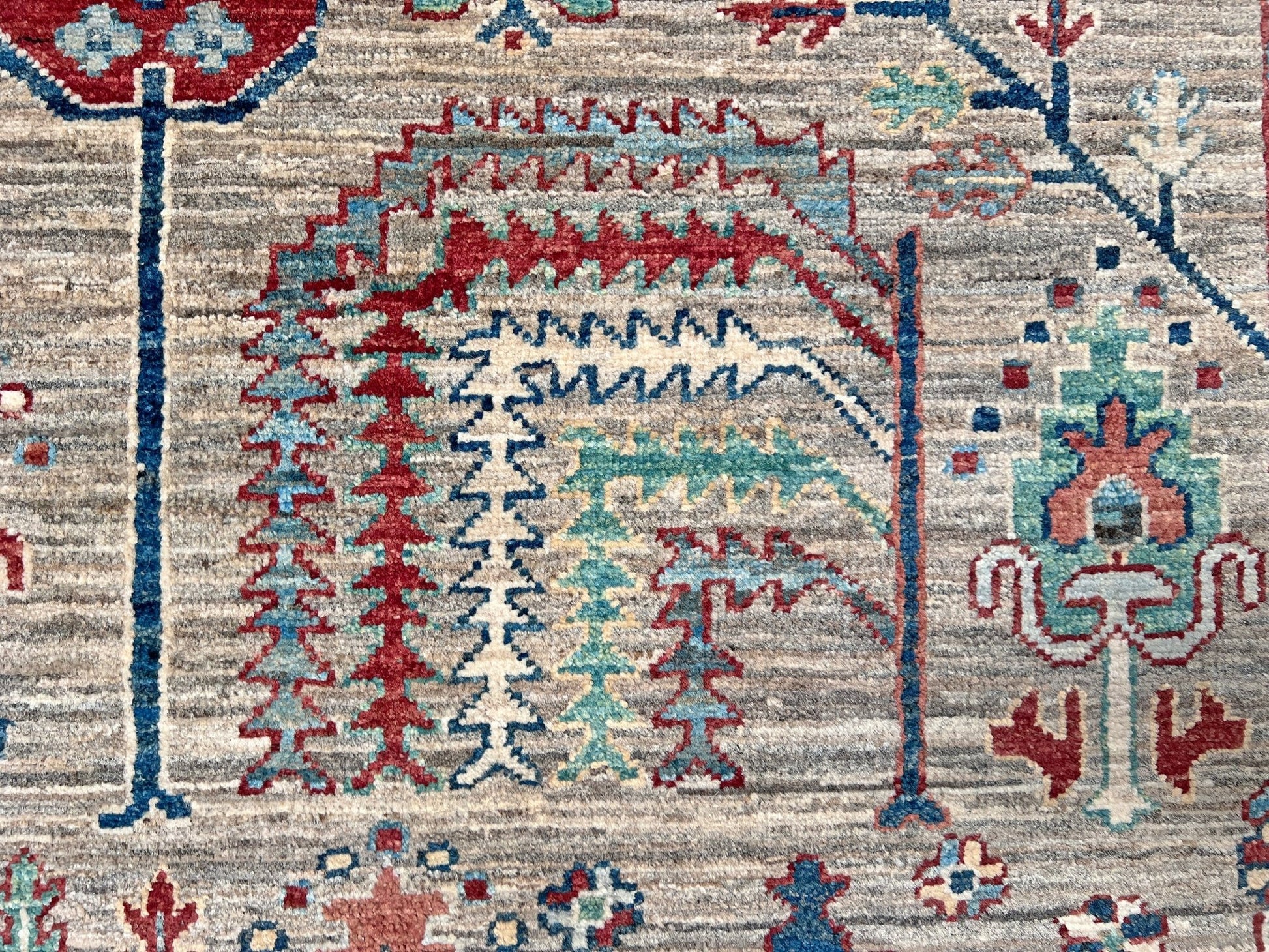 Tree of life contemporary rug. Luxury handmade rug shop palo alto. Oriental rug shop san francisco bay area.