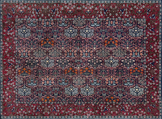 5x7 Hereke Watermelon vintage turkish rug for living room, bedroom, dining. Available from  the best rug shop san mateo ca. Shop handmade wool rug online free shipping