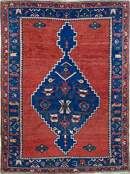 Caucasian terracotta scatter handmade rug shop san francisco bay area. Oriental rug shop palo alto.