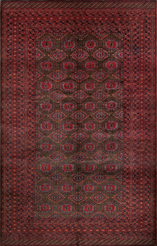 uzbek bukhara vintage rug 9x12. Luxury handmade rug shop palo alto. Oriental rug shop palo alto sf bay area.