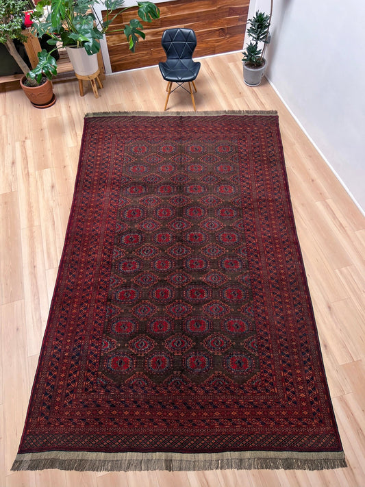 uzbek bukhara vintage rug 9x12. Luxury handmade rug shop palo alto. Oriental rug shop palo alto sf bay area.