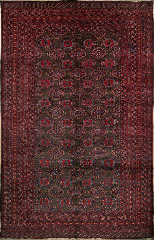 uzbek bukhara vintage rug 9x12. Luxury handmade rug shop palo alto. Oriental rug shop palo alto sf bay area.