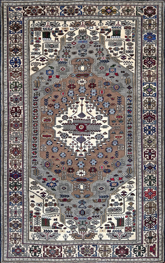 7x9 Konya vintage turkish wool  rug shop san francisco bay area. Oriental rug shop Palo alto. Luxury rug shop berkeley CA.