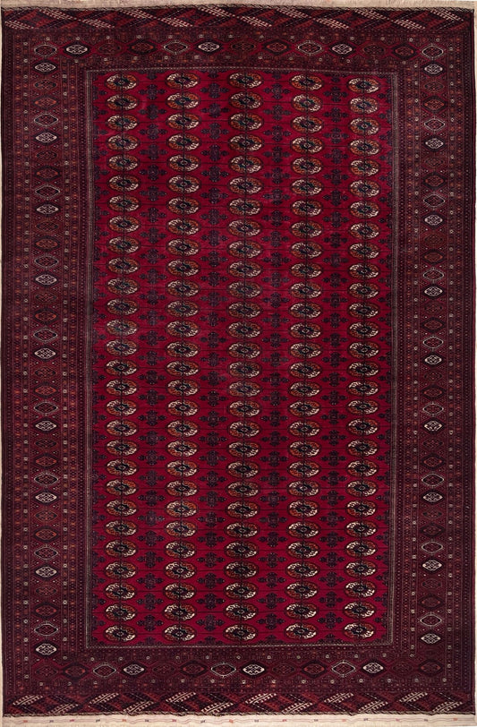 bukhara vintage turkmen rug 8x10. Luxury handmade rug shop palo alto. Oriental rug shop san francisco bay area.