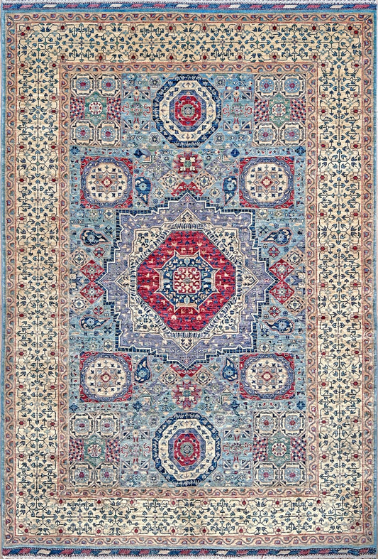 mamluk handmade area rug. Luxury rug for living room. Exquisite rug shop palo alto. Oriental rug shop san francisco bay area.