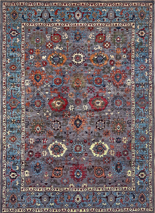 Ghazni Wool Luxury Handmade wool 10x14 area rug. Oriental rug shop san francisco bay area.  Carpet store berkeley palo alto.