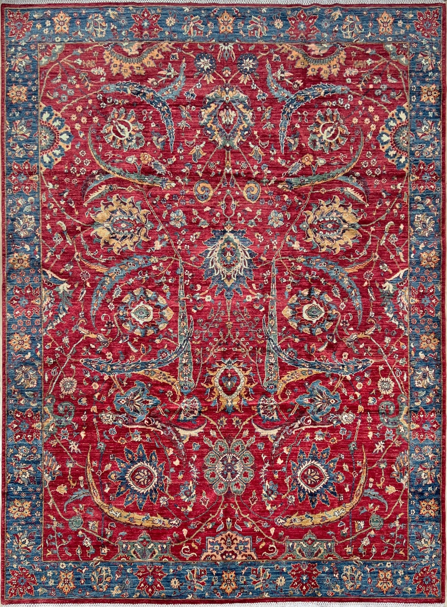 Sickle Leaf • Handmade Oriental Rug (7'10"x9'10")