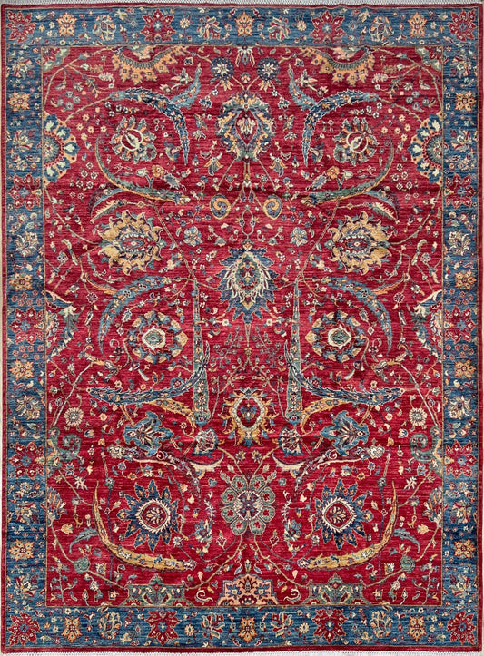 Sickle Leaf • Handmade Oriental Rug (7'10"x9'10")