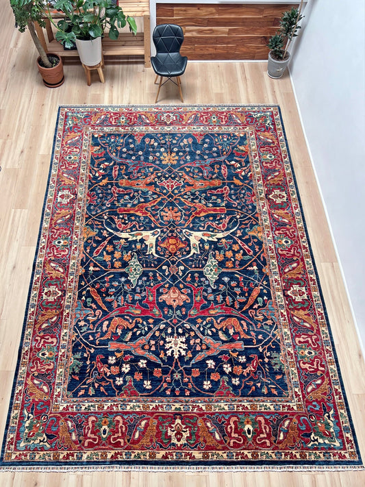 Garrus Bidjar Persian handmade wool rug. Oriental rug shop san francisco bay area. Luxury Persian rug shop palo alto berkeley.