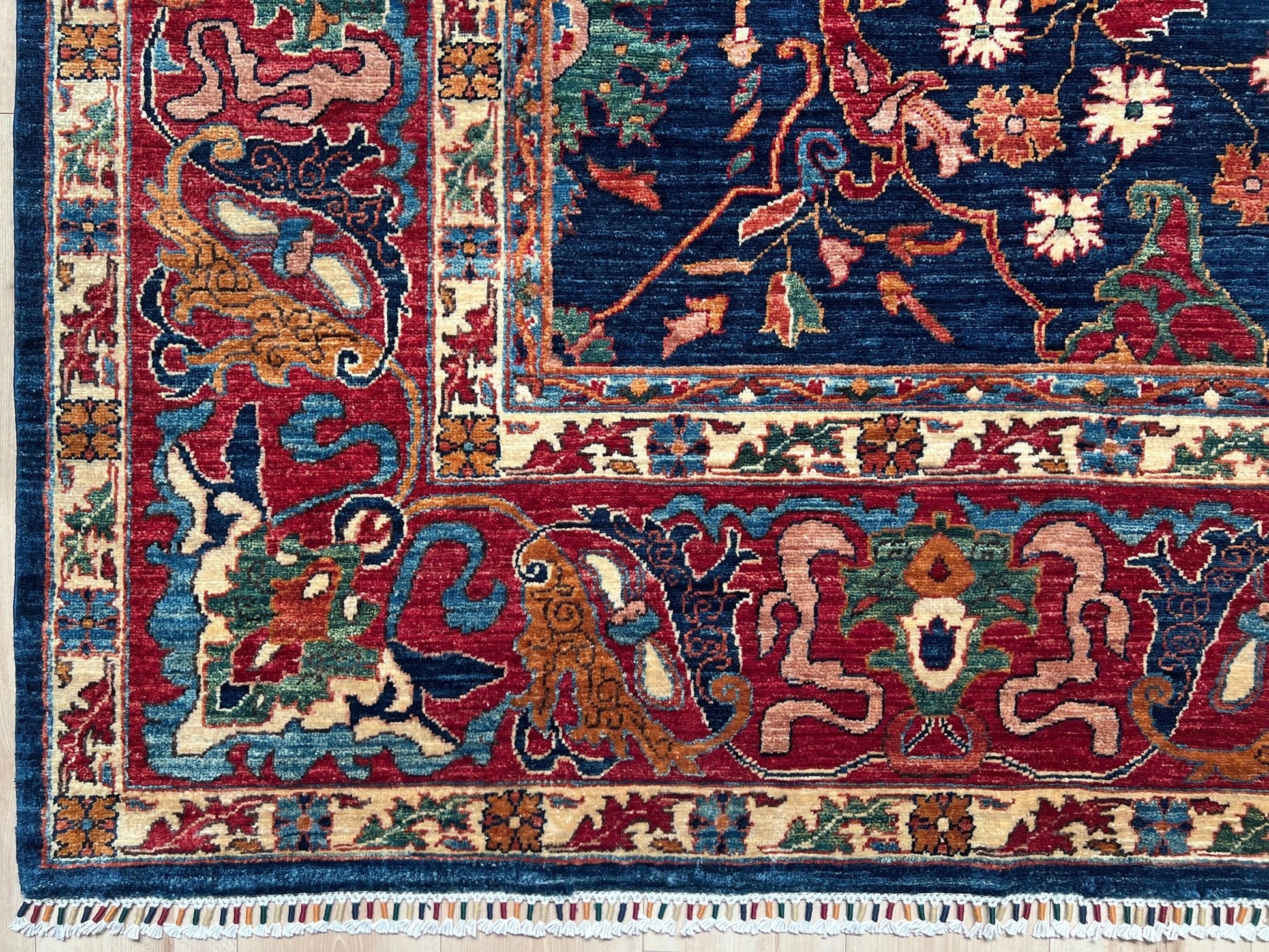 Ariana garrus bidgar luxury handmade rug. Persian wool carpet 10x14 for living room bedroom dining. Free shipping from the bes handmade rug shop San francisco bay area.