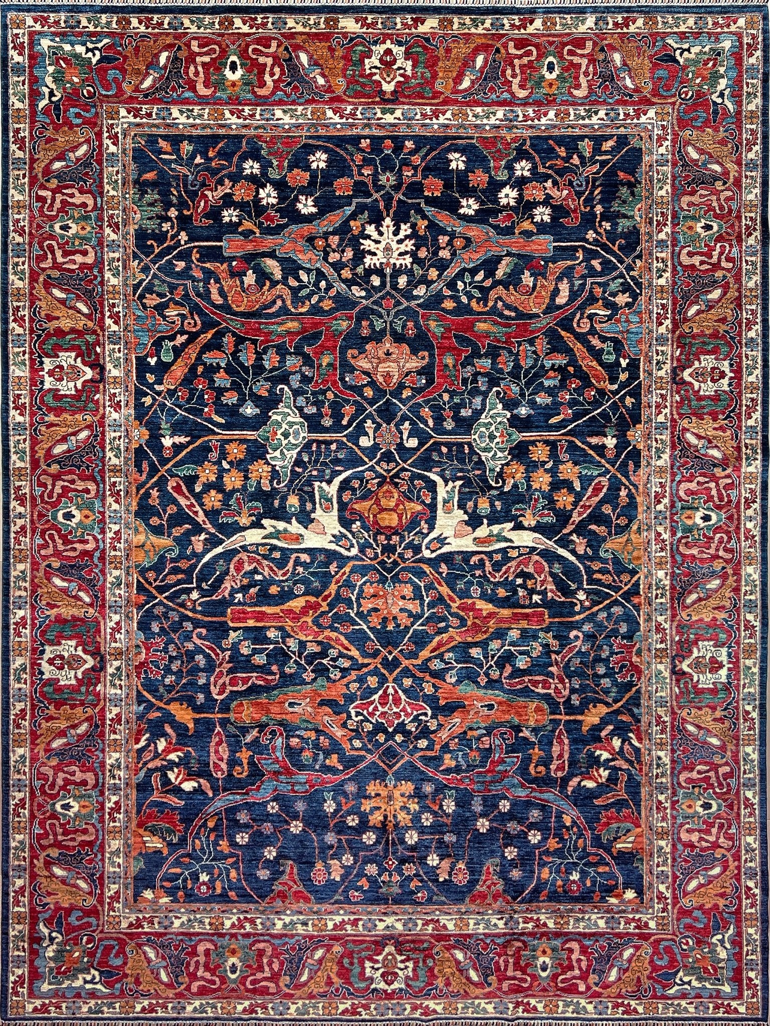 Ariana garrus bidgar luxury handmade rug. Persian wool carpet 10x14 for living room bedroom dining. Free shipping from the bes handmade rug shop San francisco bay area.