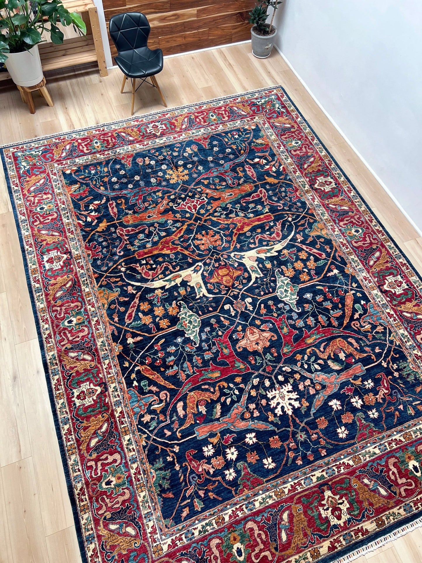 Ariana garrus bidgar luxury handmade rug. Persian wool carpet 10x14 for living room bedroom dining. Free shipping from the bes handmade rug shop San francisco bay area.