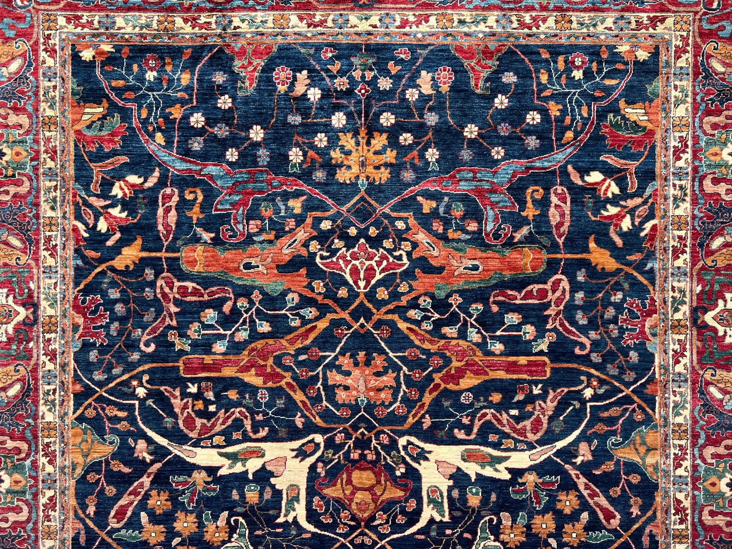 Ariana garrus bidgar luxury handmade rug. Persian wool carpet 10x14 for living room bedroom dining. Free shipping from the bes handmade rug shop San francisco bay area.