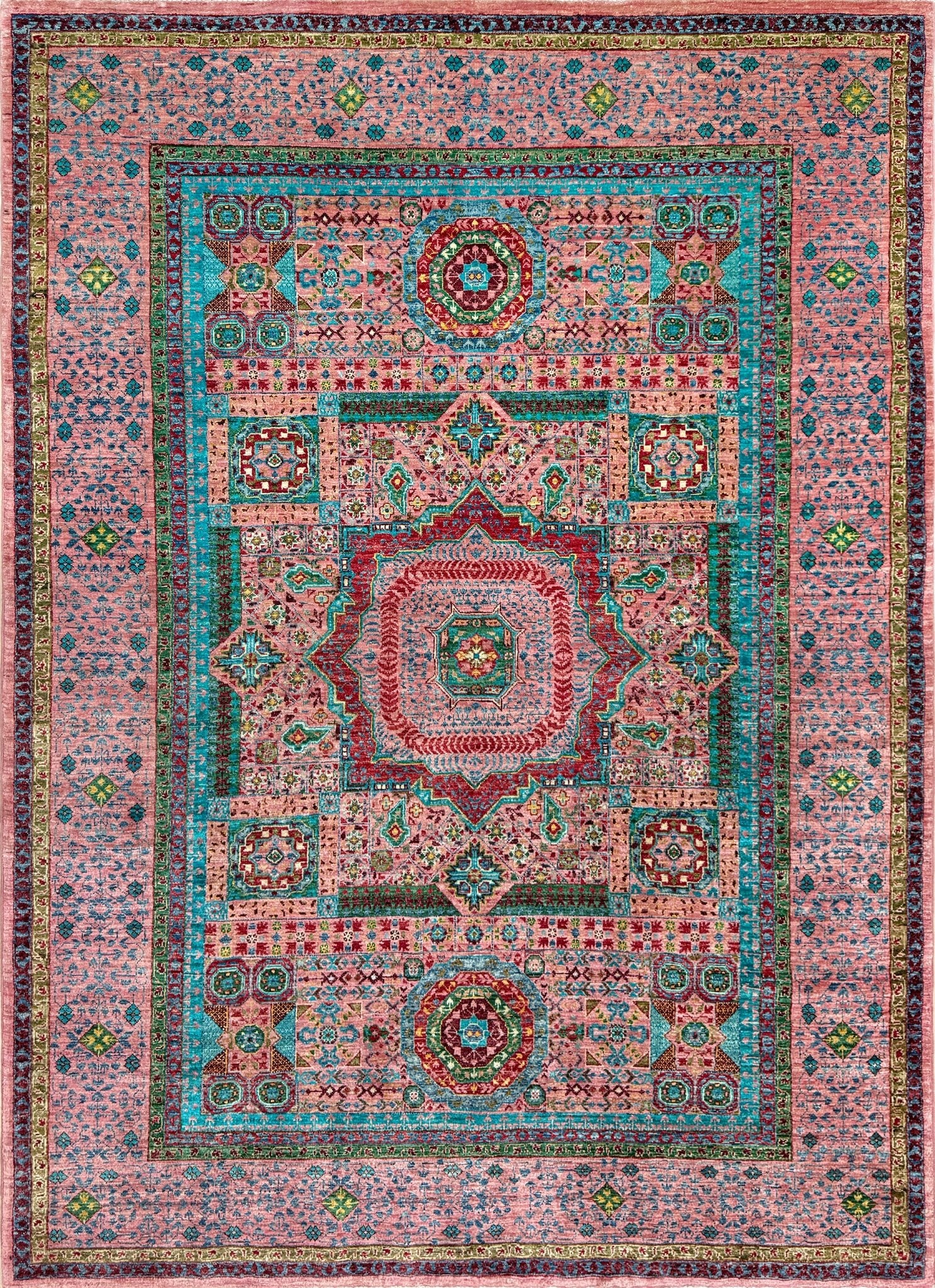 Monlum Rugs Rose Sultanate Mamluk 6x8 Luxury Rug Shop SF Bay Area Palo Alto ...