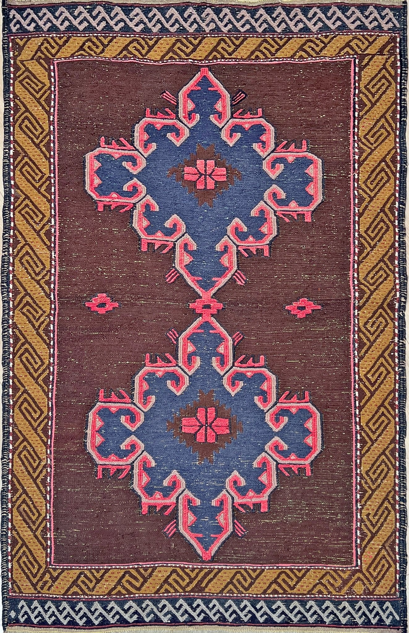 soumak vintage flatweave rug shop san francisco bay area. Handmade wool rug for nursery, bedroom, kitchen