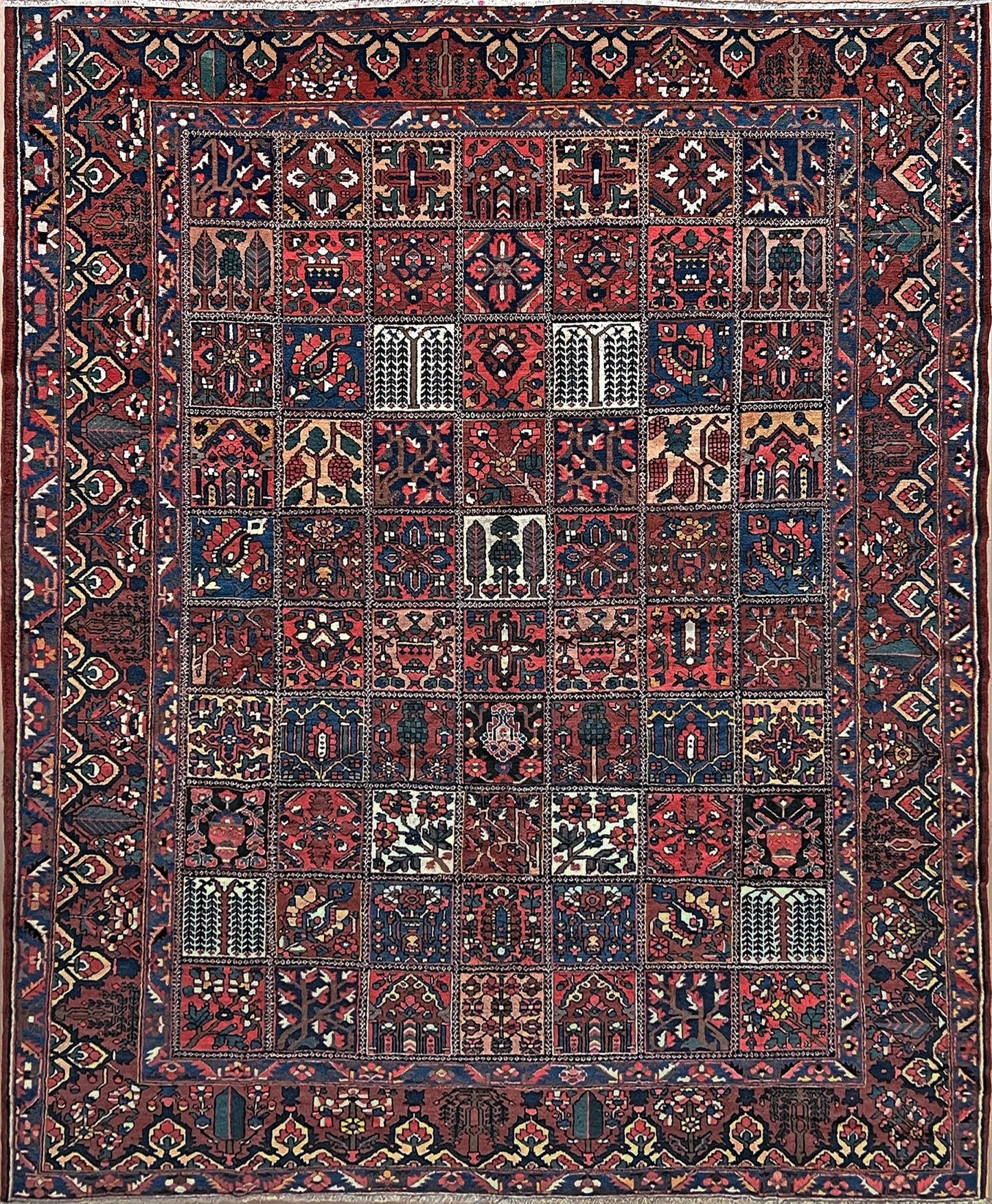 Bakhtiari Garden • Handmade Persian Rug (10'6"x12'9")