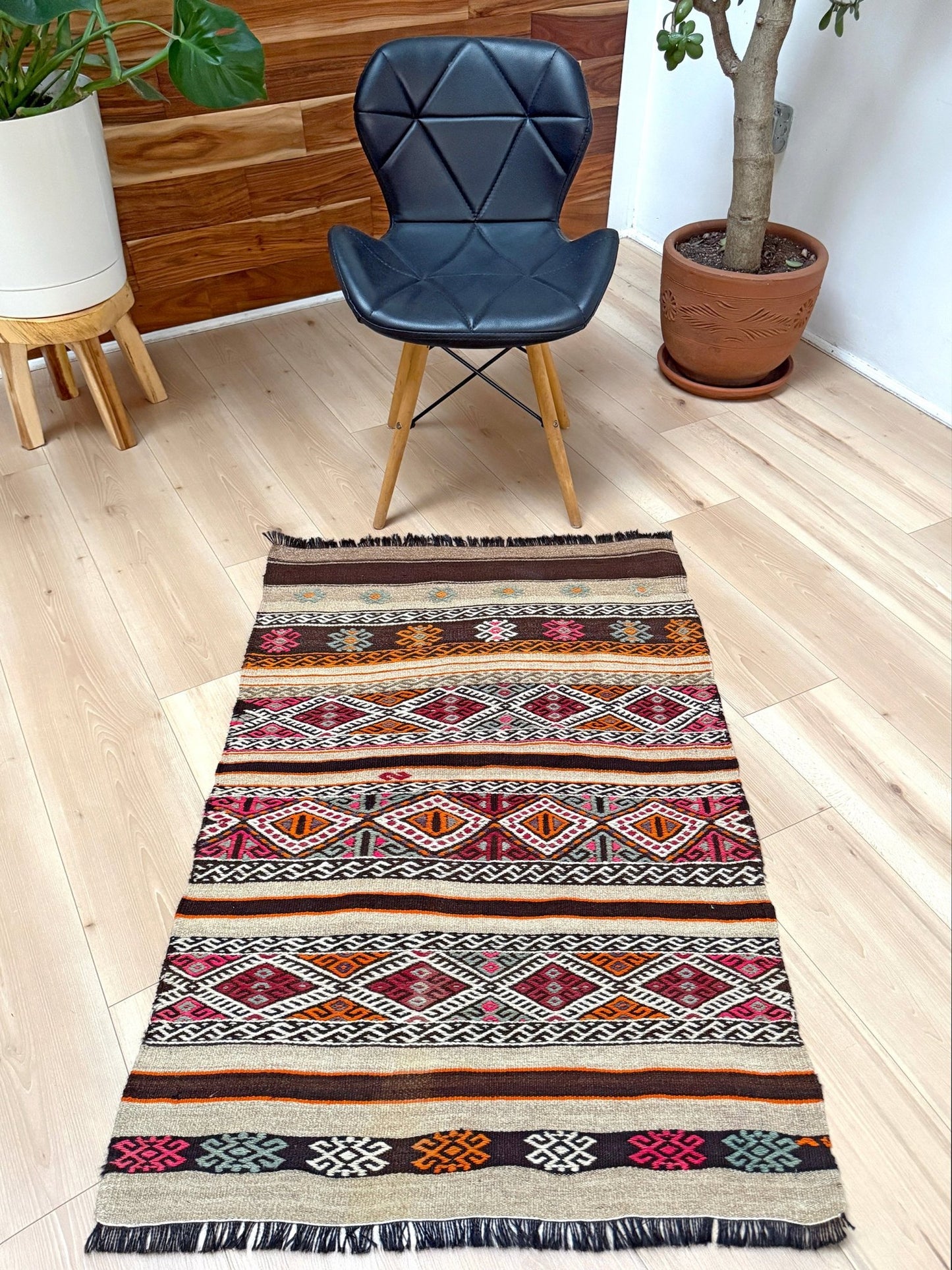 Kars Cicim Kilim • Vintage Turkish Flatweave Rug 