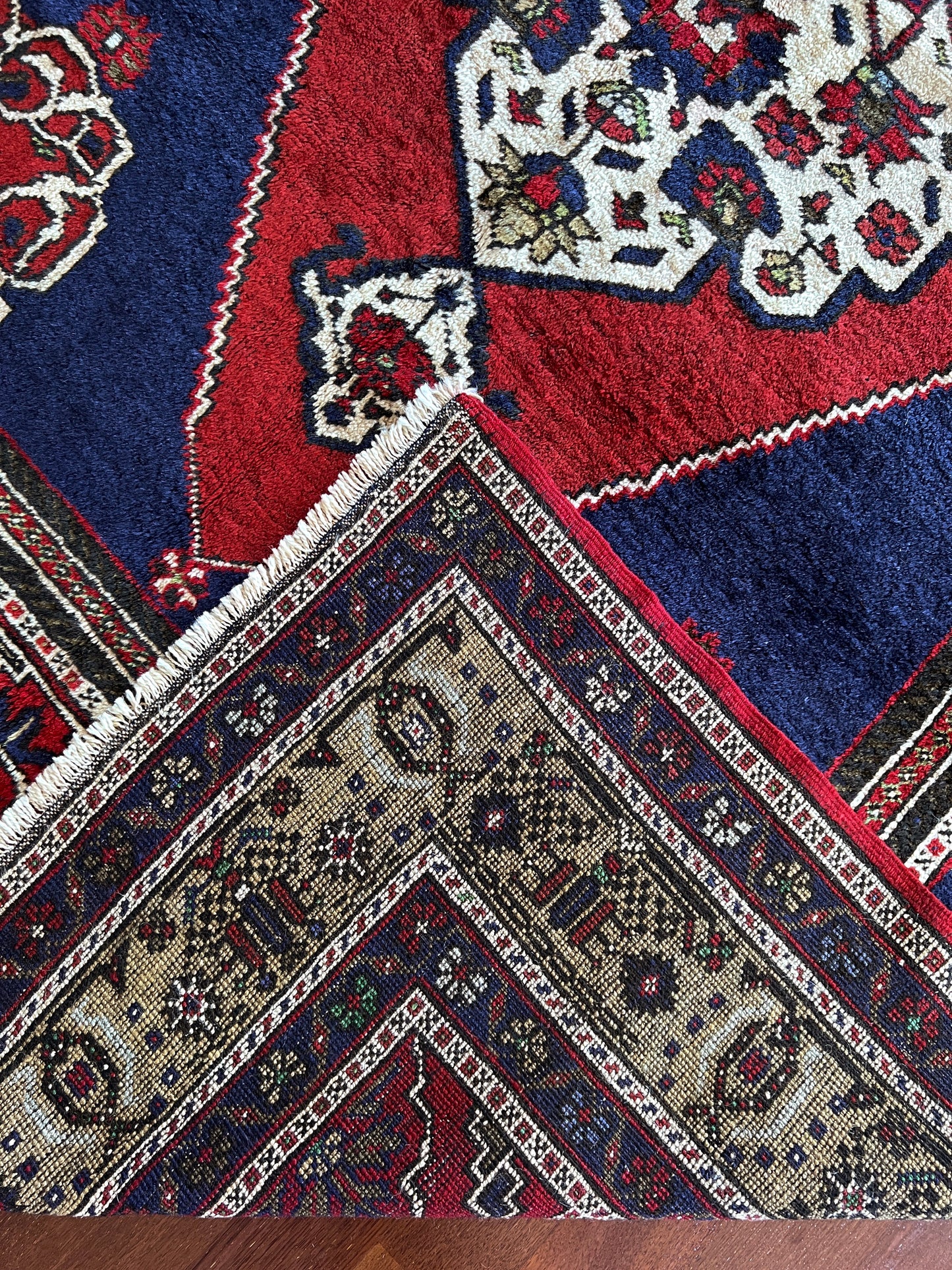 6x10 Blue Vintage Turkish Taspinar Rug Shop San Francisco Bay Area Palo Alto Berkeley. Handmade Wool Area Carpet Rug for Living Room, Dining, Kitchen, Bedroom. Free Shipping