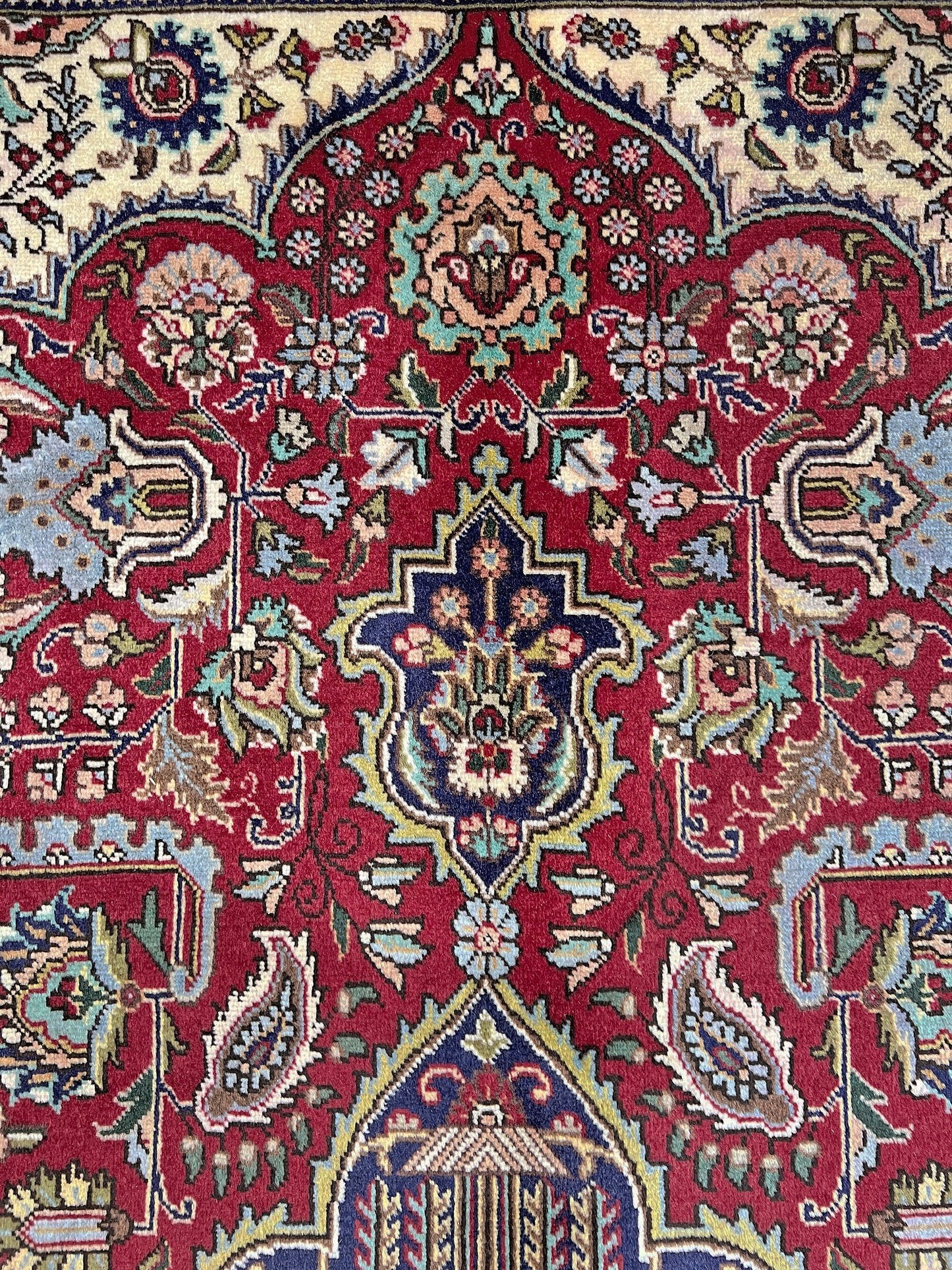 8x10 Tebriz large handmade wool persian area rug. Oriental rug shop san francisco bay area.