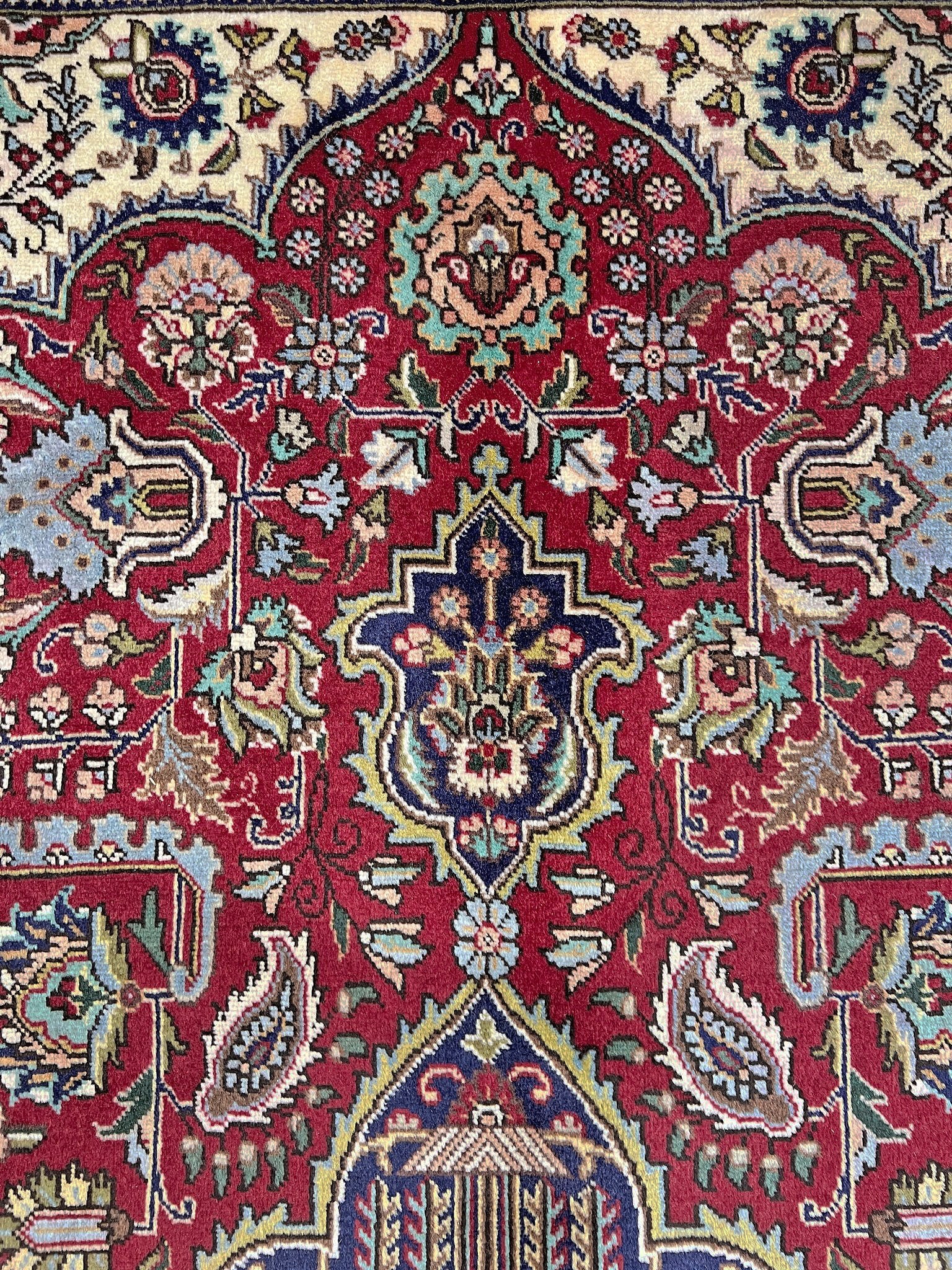 8x10 Tebriz large handmade wool persian area rug. Oriental rug shop san francisco bay area.